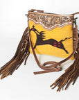 American Darling Cross Body Saddle Blanket Genuine Leather Women Bag Western Handbag Purse