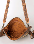 American Darling Signature Crossbody Hand Tooled Saddle Blanket Genuine Leather Women Bag Western Handbag Purse