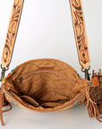 American Darling Cross Body Hand Tooled Saddle Blanket Genuine Leather Women Bag Western Handbag Purse