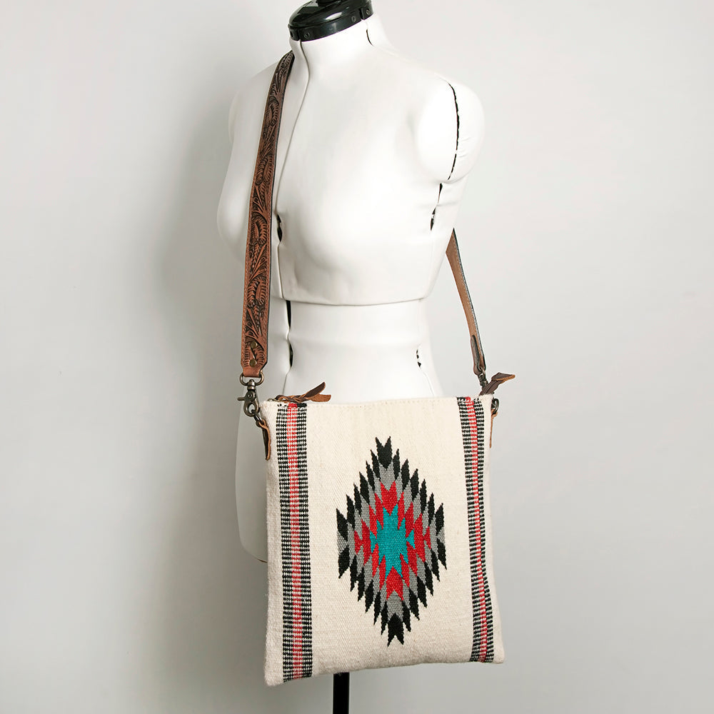 ADBG864B American Darling Saddle Blanket Genuine Leather Women Bag Western Handbag Purse