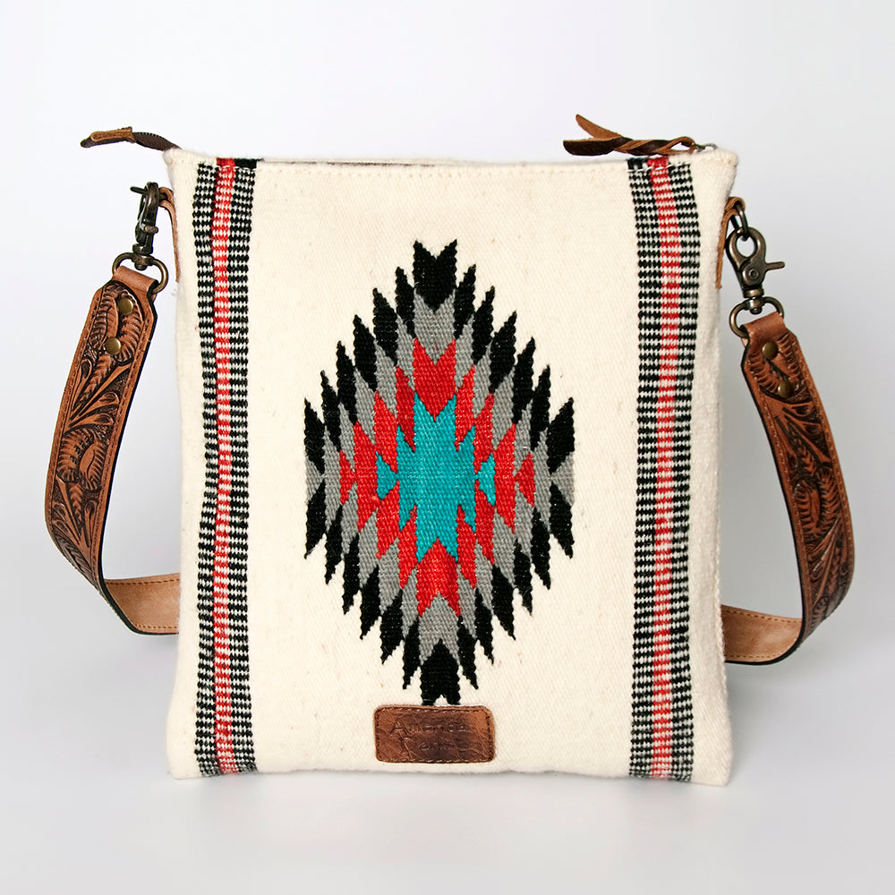 ADBG864B American Darling Saddle Blanket Genuine Leather Women Bag Western Handbag Purse