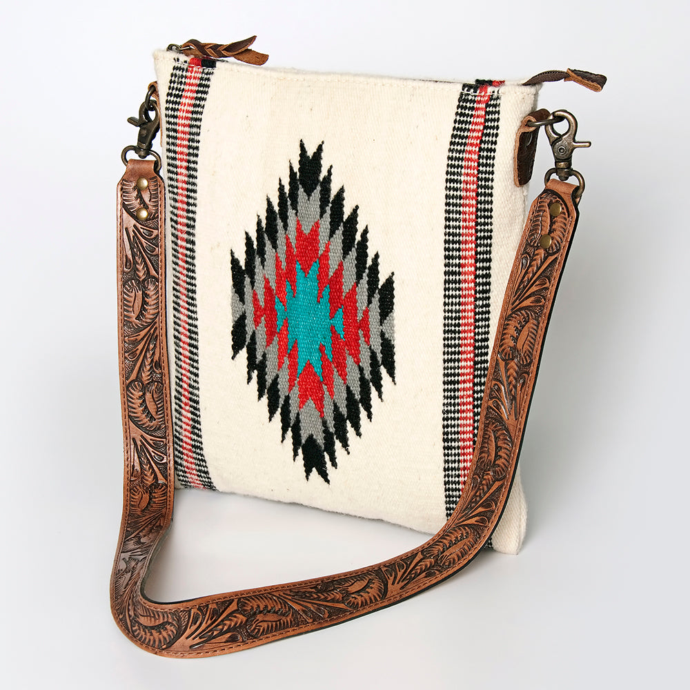 ADBG864B American Darling Saddle Blanket Genuine Leather Women Bag Western Handbag Purse