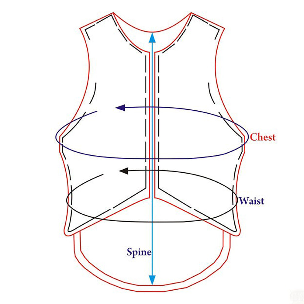 Hilason Kids Junior Youth Horse Riding Pro Rodeo Leather Protective Vest
