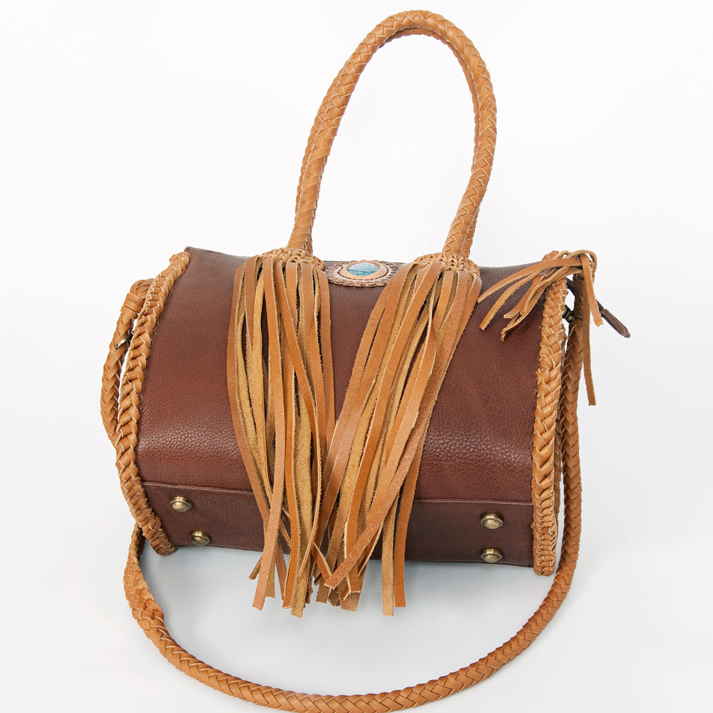 American Darling Hair On Genuine Leather Women Bag Western Handbag Purse