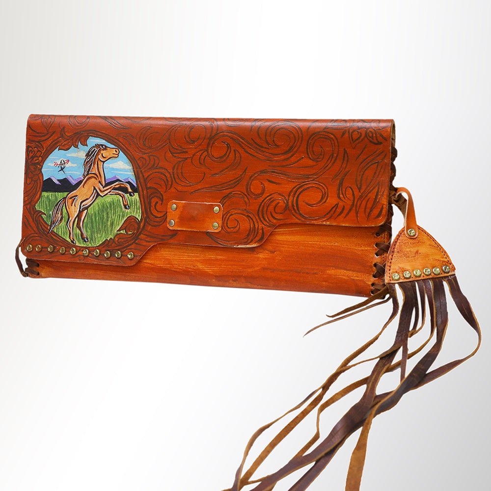 American Darling Envelope Genuine Leather Women Bag Western Handbag Purse