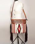 American Darling ADBGZ630 Large Crossbody Hand Tooled Saddle Blanket Genuine Leather Women Bag Western Handbag Purse