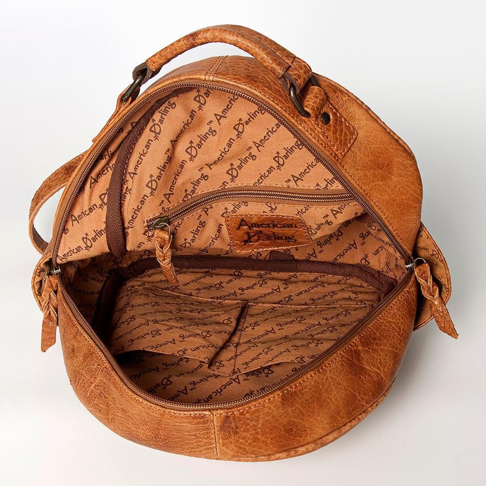 ADBGZ632B American Darling Saddle Blanket Genuine Leather Women Bag Western Handbag Purse