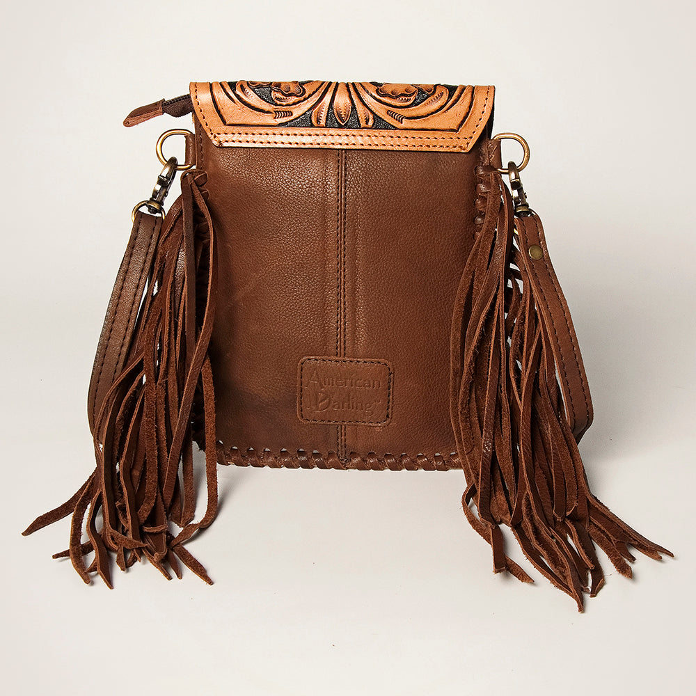 American Darling Cell Phone Holder Hair on Genuine Leather Western Women Bag Purse | Case