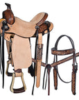 Western Horse Saddle Leather Ranch Roping Cowboy Hilason