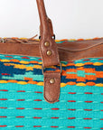 American Darling Duffel Saddle Blanket Genuine Leather Women Bag Western Handbag Purse