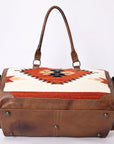 American Darling Duffel Saddle Blanket Genuine Leather Women Bag Western Handbag Purse