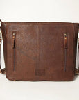 American Darling ADBGA257 Large Crossbody Hand Tooled Saddle Blanket Genuine Leather Women Bag Western Handbag Purse