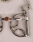 BAR H EQUINE Kimberwick Bit with Comfort Mouth & Copper Rollers