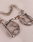 BAR H EQUINE Kimberwick Bit with Comfort Mouth & Copper Rollers