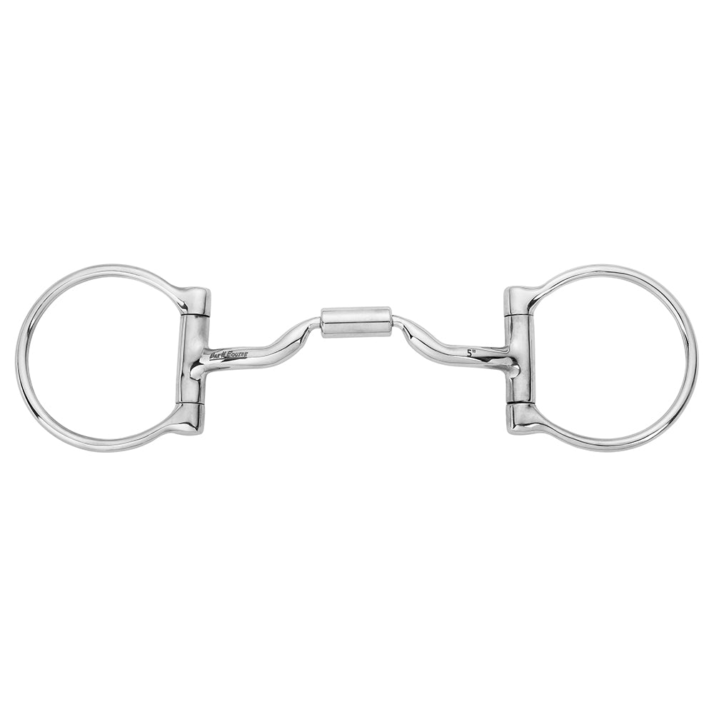 BAR H EQUINE D-Ring Western Correction Bit with Low Port &amp; Copper Inlays