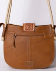 American Darling Messenger Hand Tooled Genuine Leather Women Bag Western Handbag Purse