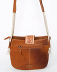 American Darling Messenger Hand Tooled Genuine Leather Women Bag Western Handbag Purse
