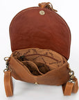 American Darling Messenger Hand Tooled Genuine Leather Women Bag Western Handbag Purse