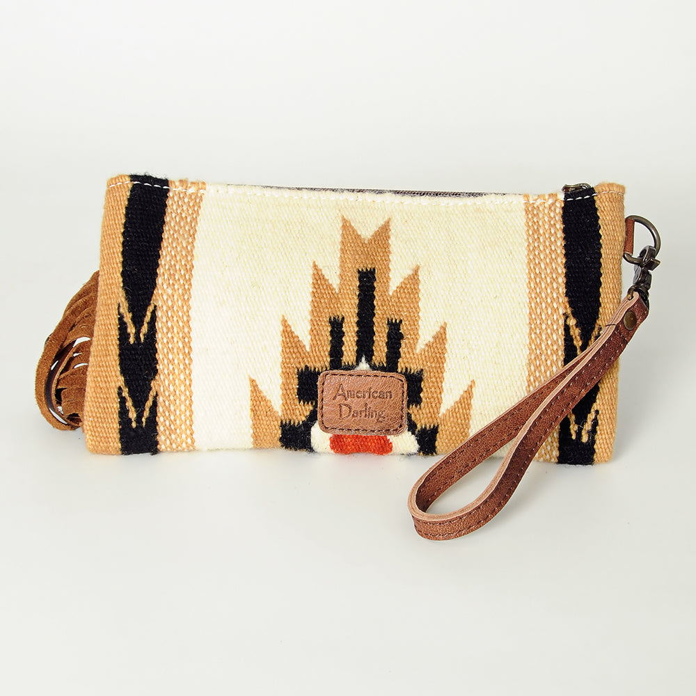 American Darling Wristlet Hand Tooled Saddle Blanket Genuine Leather Western Women Bag | Handbag Purse | Women Wristlet Purse | Wristlet Purse | Travel Wristlet Purse | Leather Wristlet Purse | Clutch Wristlet Purse