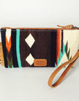 American Darling Wristlet Hand Tooled Saddle Blanket Genuine Leather Western Women Bag | Handbag Purse | Women Wristlet Purse | Wristlet Purse | Travel Wristlet Purse | Leather Wristlet Purse | Clutch Wristlet Purse