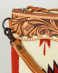 American Darling Wristlet Hand Tooled Saddle Blanket Genuine Leather Western Women Bag | Handbag Purse | Women Wristlet Purse | Wristlet Purse | Travel Wristlet Purse | Leather Wristlet Purse | Clutch Wristlet Purse