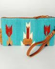 American Darling Wristlet Hand Tooled Saddle Blanket Genuine Leather Western Women Bag | Handbag Purse | Women Wristlet Purse | Wristlet Purse | Travel Wristlet Purse | Leather Wristlet Purse | Clutch Wristlet Purse