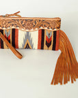 American Darling Wristlet Hand Tooled Saddle Blanket Genuine Leather Western Women Bag | Handbag Purse | Women Wristlet Purse | Wristlet Purse | Travel Wristlet Purse | Leather Wristlet Purse | Clutch Wristlet Purse