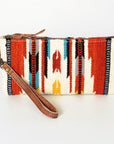American Darling Wristlet Genuine Leather Women Bag W. Handbag Purse –