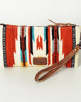 American Darling Wristlet Hand Tooled Saddle Blanket Genuine Leather Western Women Bag | Handbag Purse | Women Wristlet Purse | Wristlet Purse | Travel Wristlet Purse | Leather Wristlet Purse | Clutch Wristlet Purse