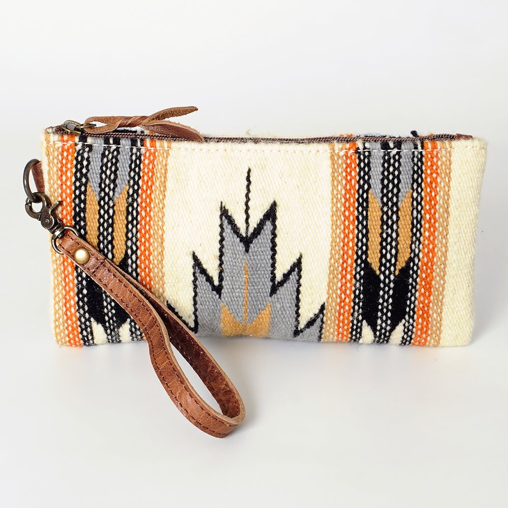 American Darling Wristlet Genuine Leather Women Bag W. Handbag Purse –