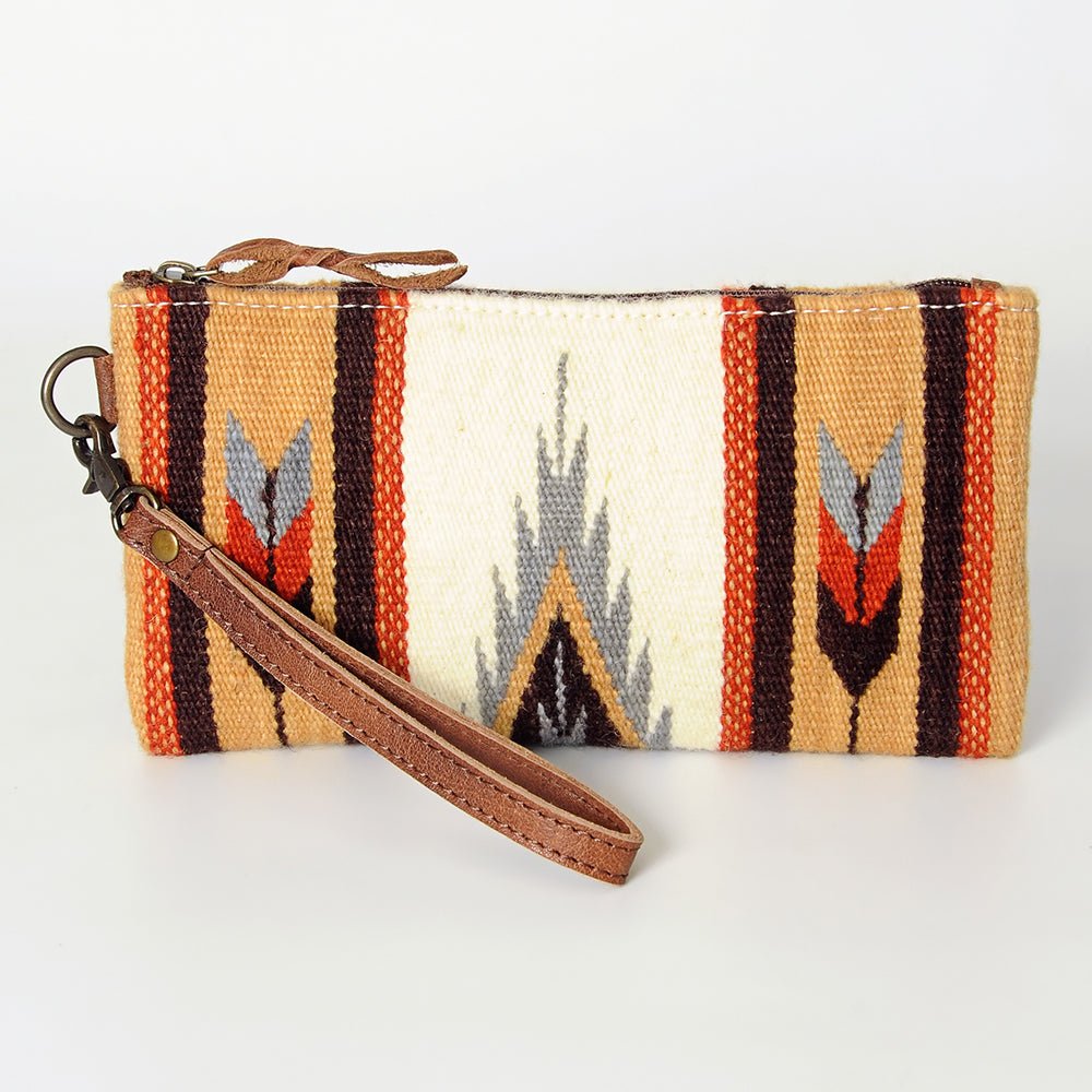 American Darling Wristlet Genuine Leather Women Bag W. Handbag Purse –