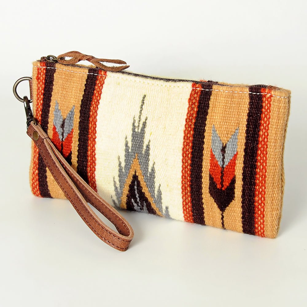 American Darling Wristlet Genuine Leather Women Bag W. Handbag Purse –