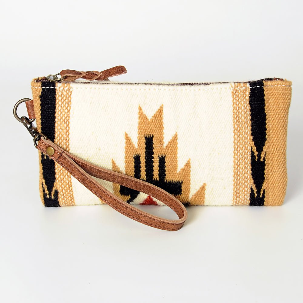 American Darling Wristlet Genuine Leather Women Bag W. Handbag Purse –