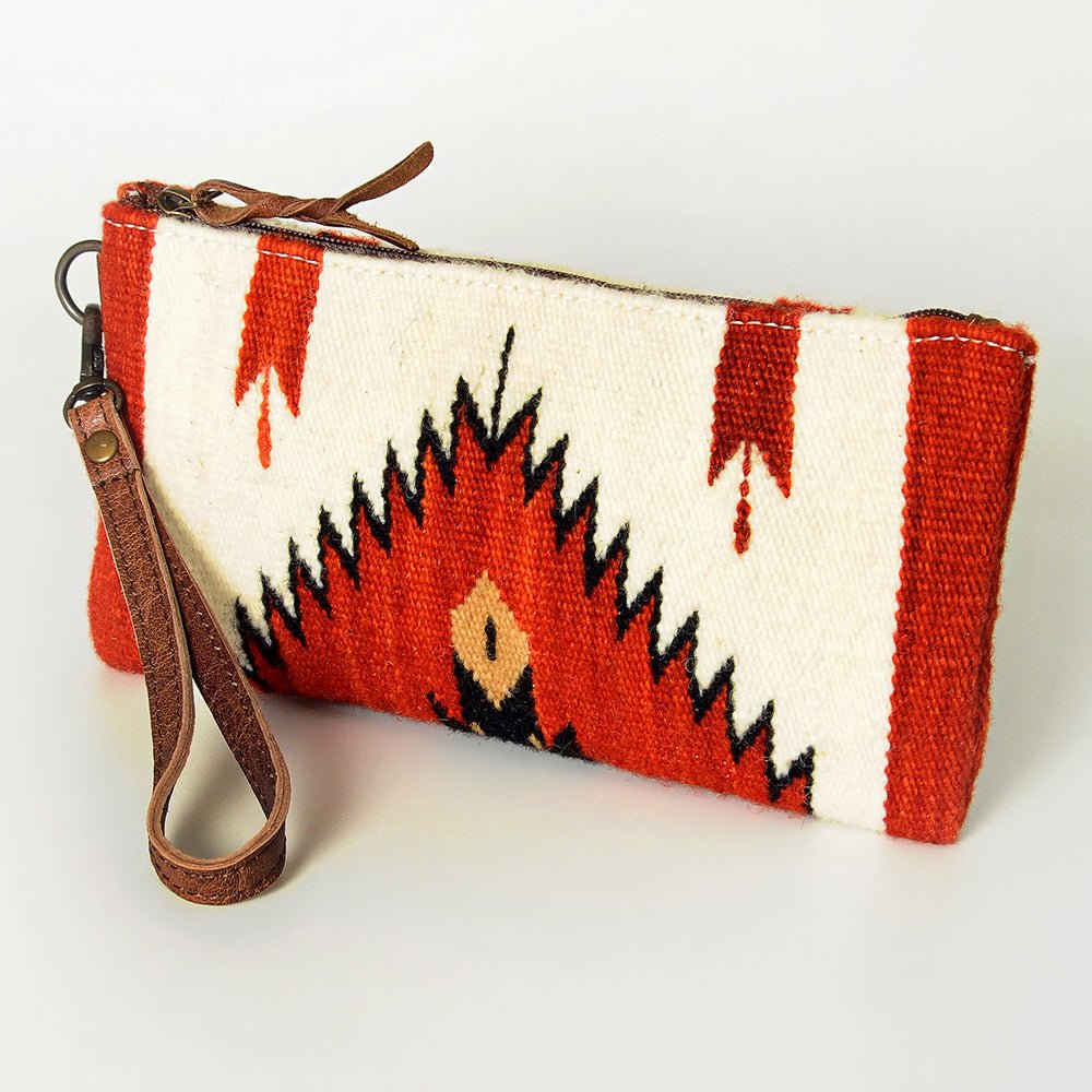 American Darling Wristlet Genuine Leather Women Bag W. Handbag Purse –