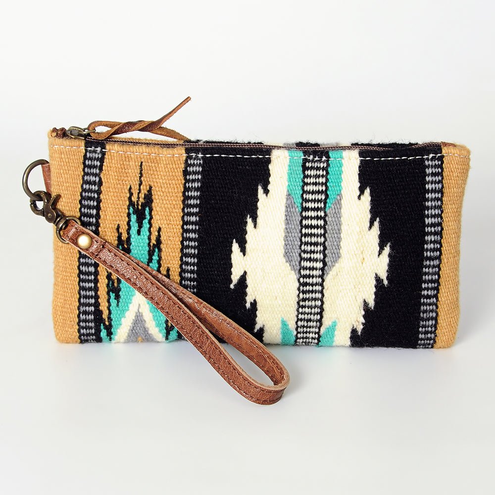 American Darling Wristlet Genuine Leather Women Bag W. Handbag Purse –