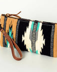 American Darling Wristlet Saddle Blanket Genuine Leather Western Women Bag | Handbag Purse | Women Wristlet Purse | Wristlet Purse | Travel Wristlet Purse | Leather Wristlet Purse | Clutch Wristlet Purse