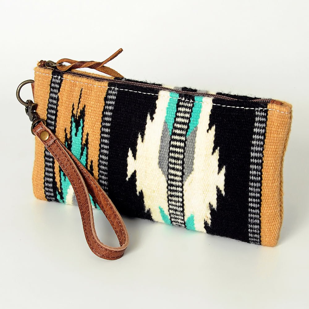 American Darling Wristlet Genuine Leather Women Bag W. Handbag Purse –