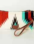 American Darling Wristlet Saddle Blanket Genuine Leather Western Women Bag | Handbag Purse | Women Wristlet Purse | Wristlet Purse | Travel Wristlet Purse | Leather Wristlet Purse | Clutch Wristlet Purse