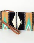 American Darling Wristlet Saddle Blanket Genuine Leather Western Women Bag | Handbag Purse | Women Wristlet Purse | Wristlet Purse | Travel Wristlet Purse | Leather Wristlet Purse | Clutch Wristlet Purse