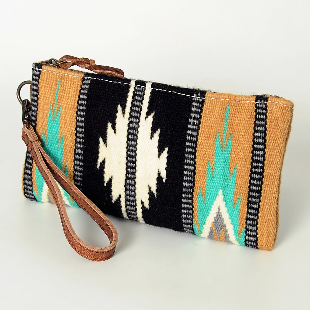 American Darling Wristlet Genuine Leather Women Bag W. Handbag Purse –