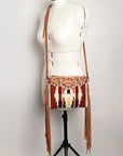 American Darling Cross Body Saddle Blanket Genuine Leather Women Bag Western Handbag Purse