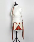American Darling Cross Body Hand Tooled Saddle Blanket Genuine Leather women bag western handbag purse