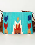 American Darling Cross Body Hand Tooled Saddle Blanket Genuine Leather women bag western handbag purse