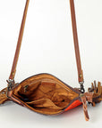 American Darling Small Crossbody Saddle Blanket Genuine Leather women bag western handbag purse