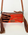 American Darling Small Crossbody Hair On Genuine Leather Women Bag Western Handbag Purse