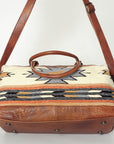 American Darling Duffel Saddle Blanket Genuine Leather Women Bag Western Handbag Purse