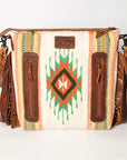 American Darling ADBGZ580A Signature Crossbody Hand Tooled Saddle Blanket Genuine Leather women bag western handbag purse