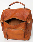 Never Mind Nmbgz125B Backpack Vintage Handmade Genuine Cowhide Leather Women Bag Western Handbag Purse