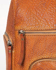 Never Mind Nmbgz125B Backpack Vintage Handmade Genuine Cowhide Leather Women Bag Western Handbag Purse
