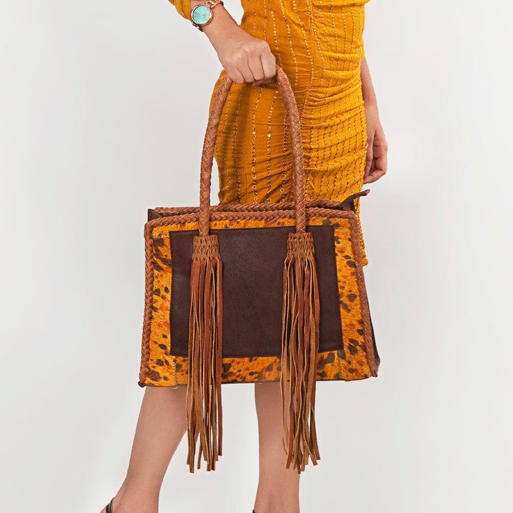 American Darling Hand Tooled Genuine Leather Women Bag Western Handbag Purse